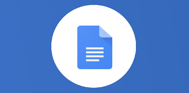 Google Docs affiche le numéro de page