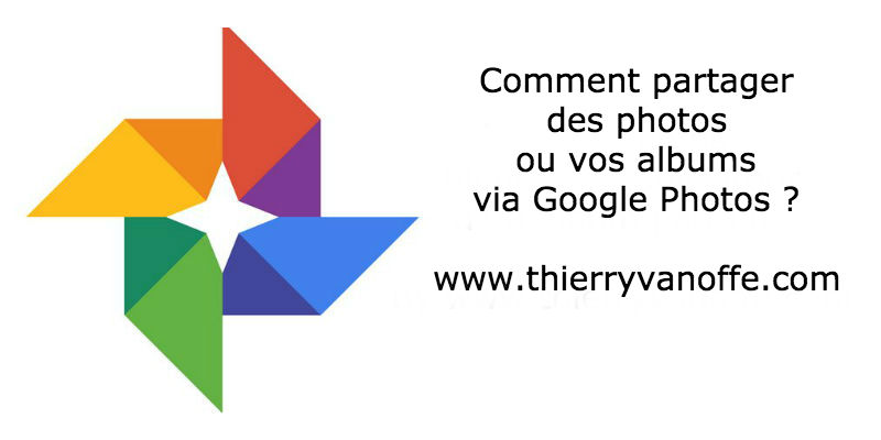 comment partager des photos via google