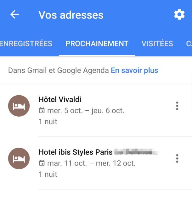 hotels google maps