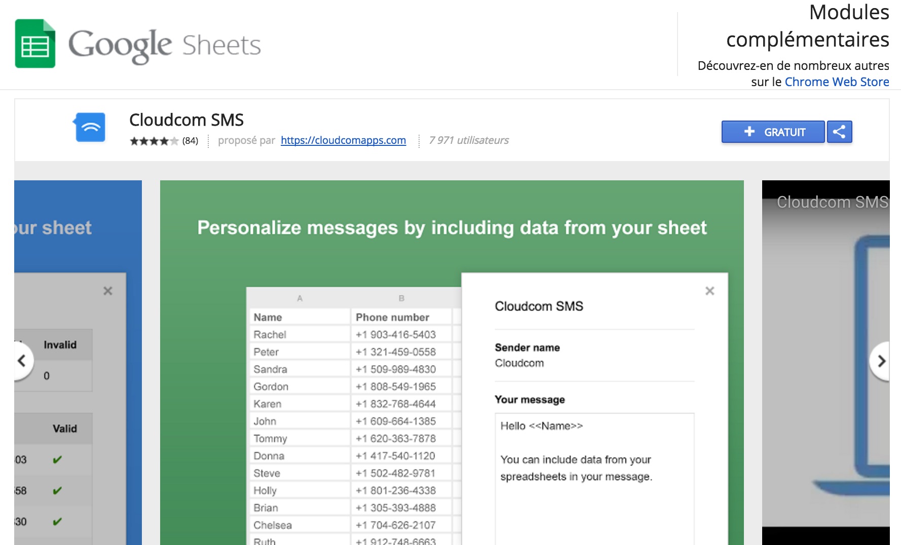 send sms from google sheets