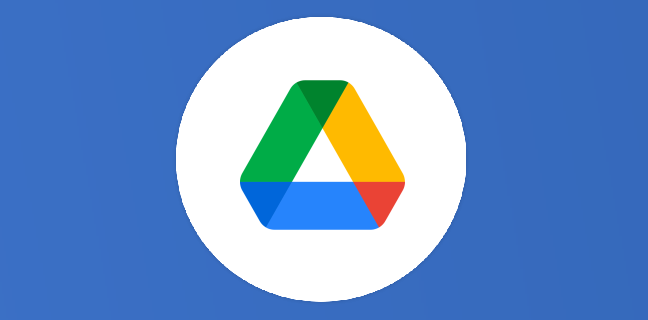 Google Drive : le menu « sauvegardes »