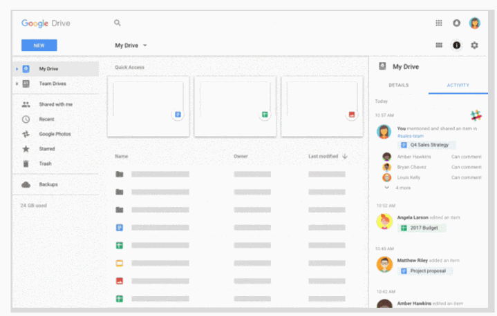 Google Drive + Slack