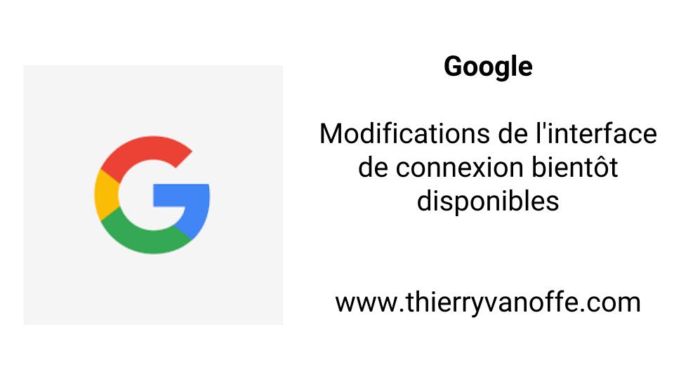 Connexion Google