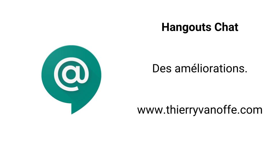 hangouts replaced by chat
