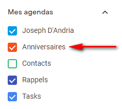 Agenda Comment Enregistrer Les Anniversaires Dans L Agenda Google Numeriblog