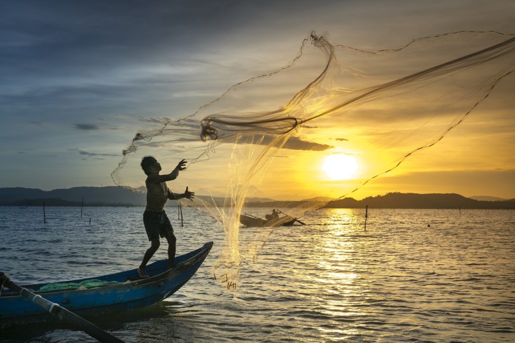 Query ou l'art de lancer un filet à la mer. source : pixabay