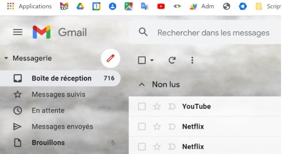 Boîte de réception - Gmail