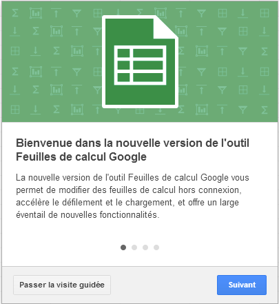 Google Sheets : assistant d'aide