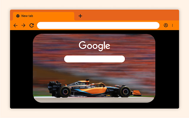 Thème McLaren pour Google Chrome