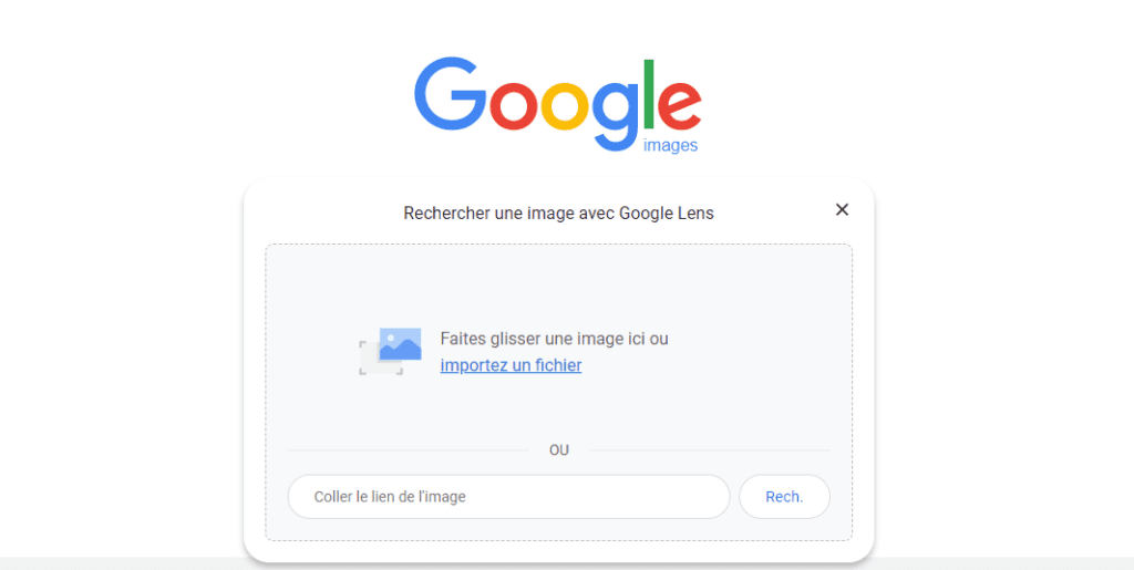 Google Lens sur google.com
