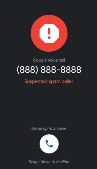 Un message d'alerte pour contrer les spams sur Google Voice 
