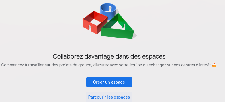 Créer un espace sur Google Chat