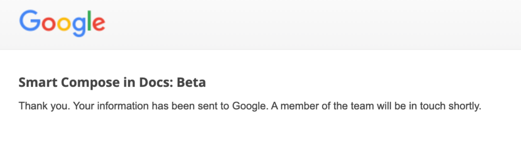 Smart Compose Gmail