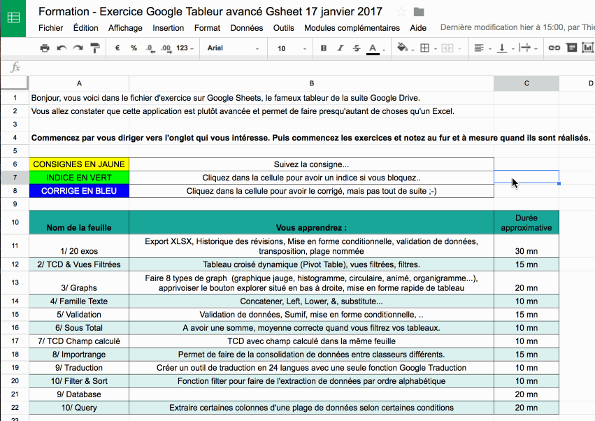 Tableau Google Sheets