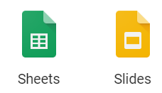Google Sheets et Slides