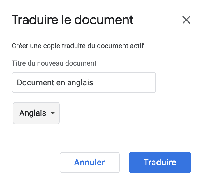 Comment traduire un document sur Google Docs ? 