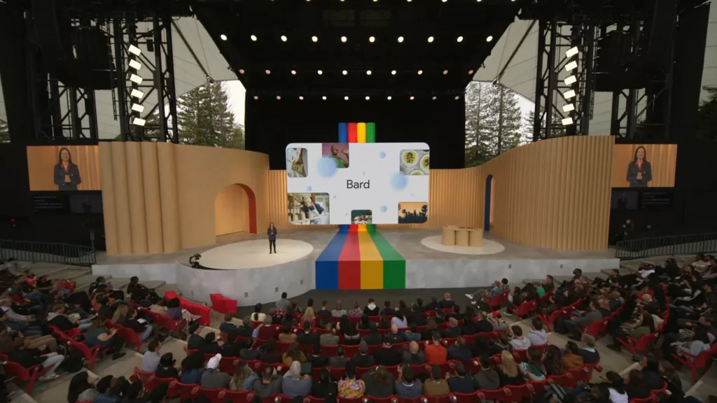 Présentation de Bard lors du Google I/O 2023