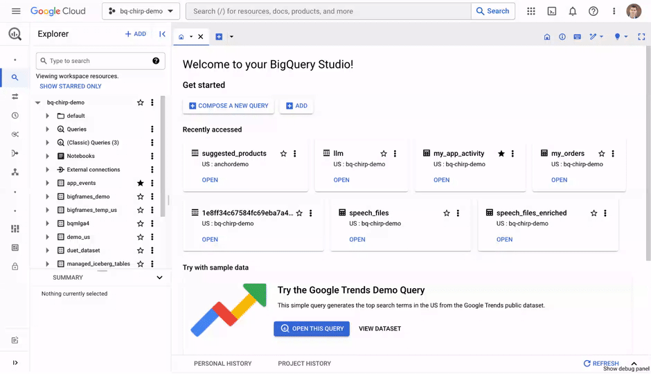 BigQuery Studio