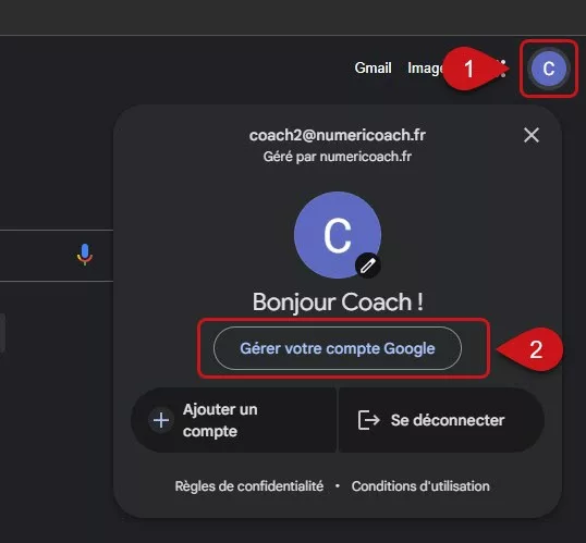 Compte Google