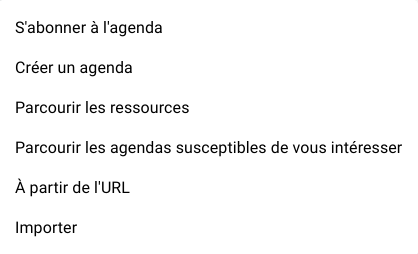 Créer un agenda sur Google Workspace