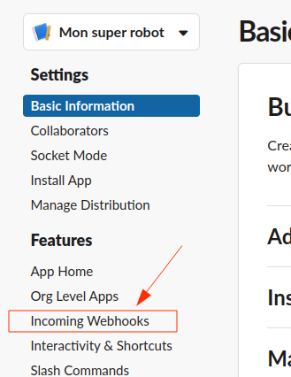 Incoming Webhooks