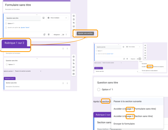 Traduction rubrique ou page dans Google Sheets ?