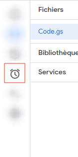 Déclencheur Apps Script