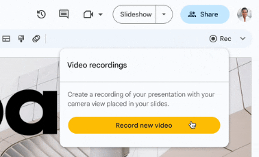 Enregistrer sa présentation sur Google Slides