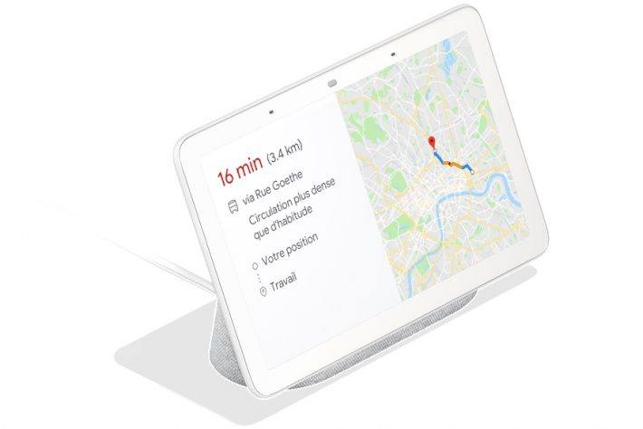 Créer et afficher un trajet Google Maps sur Google Nest Hub 