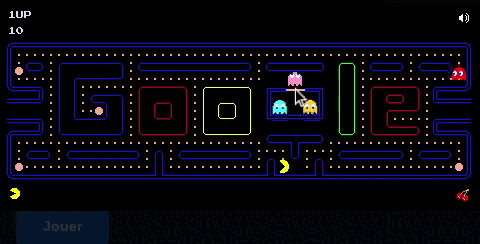 Pac-Man jeu Google