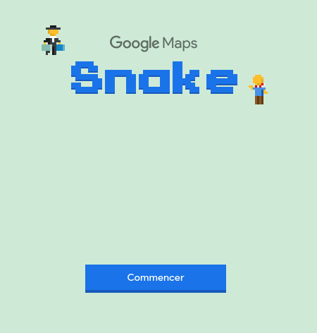 Le jeu du serpent Google