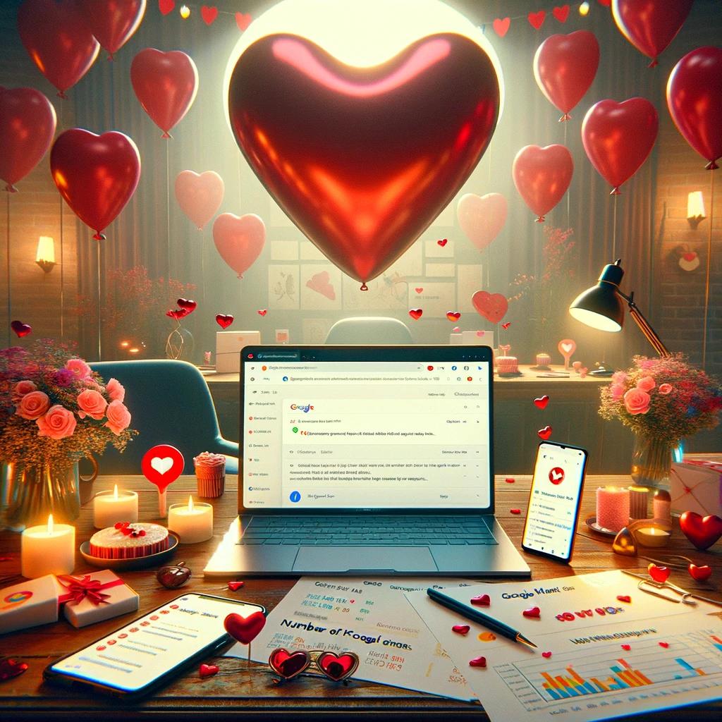 Les outils Google Workspace pour organiser la Saint Valentin
