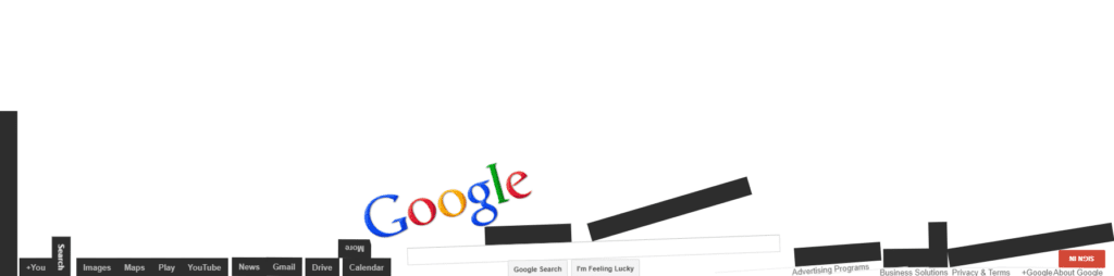 Easter Egg "Google gravity".