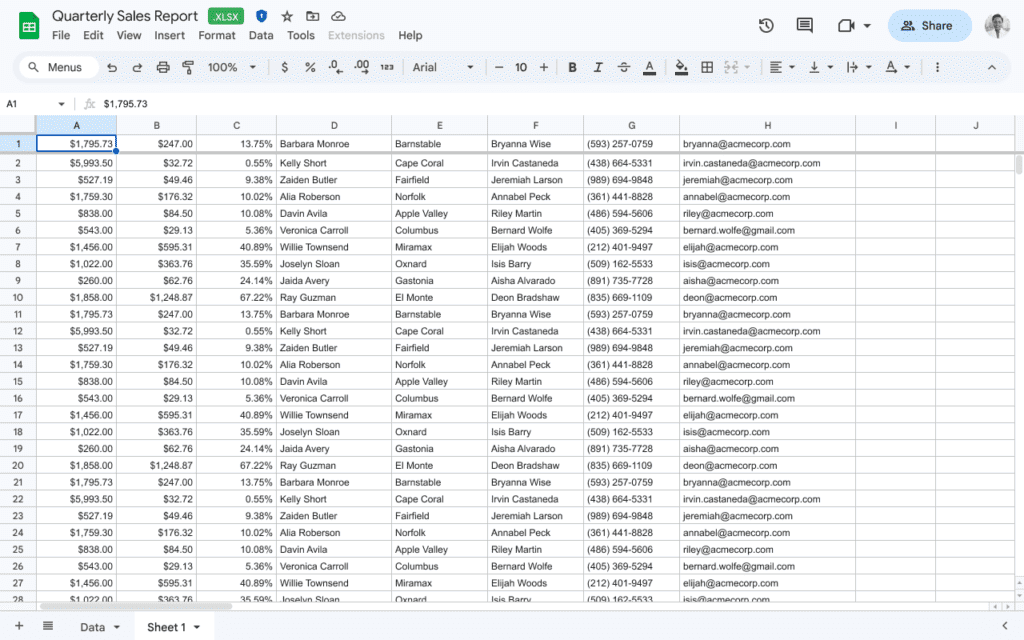 Google Sheets : modifiez des fichiers Excel chiffrés côté client 