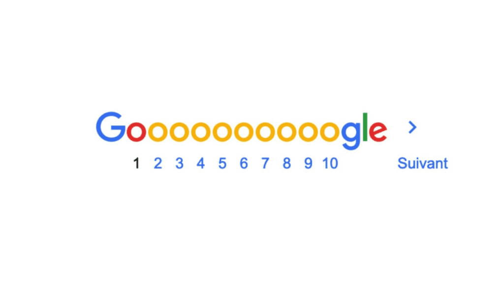 Système de pagination Google.