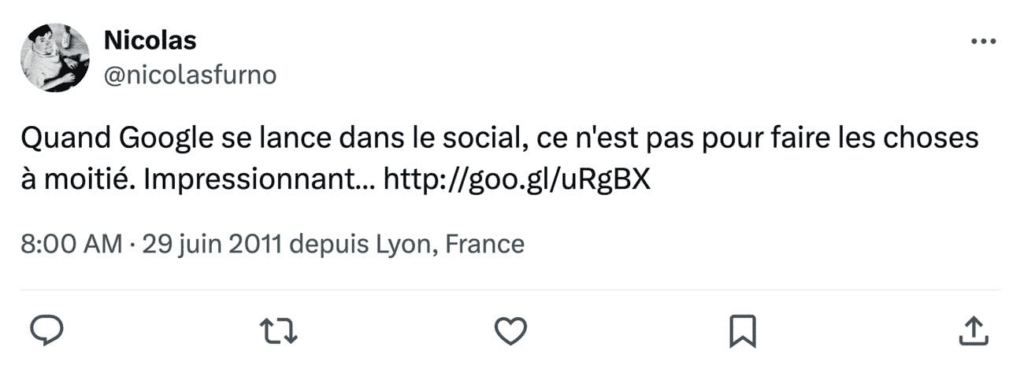 À l'époque où Twitter comptabilisait chaque caractère, y compris ceux des URL, l'utilisation des raccourcisseurs de liens comme goo.gl était monnaie courante dans les tweets pour économiser de précieux caractères.