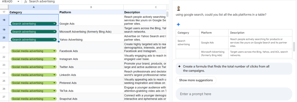 Utilisez la puissance de Google Search directement avec Gemini.