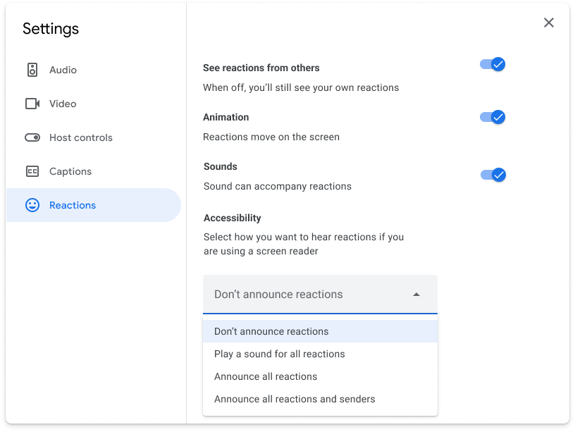 Google Meet : de nouveaux paramètres