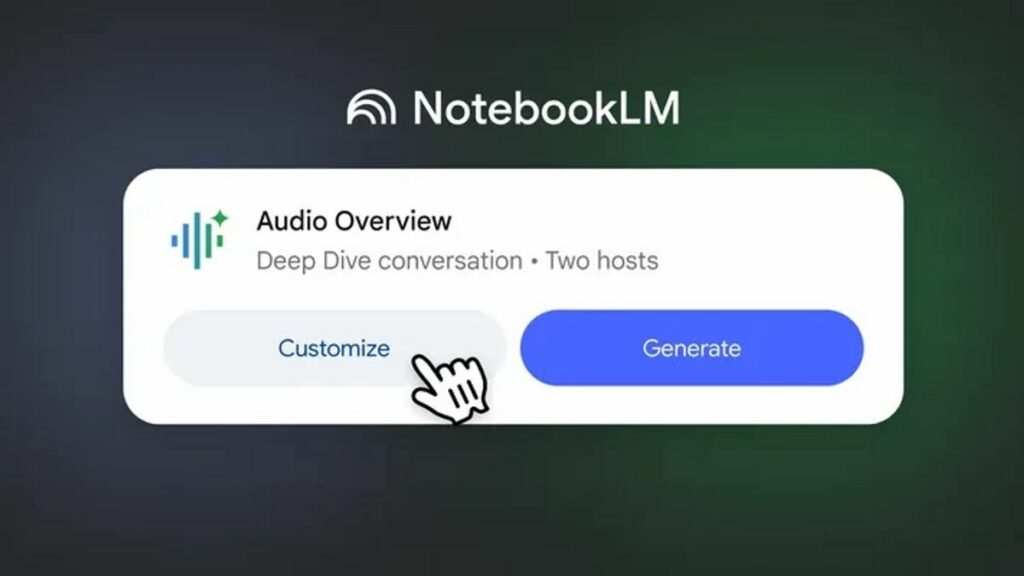 NotebookLM : les aperçus audio