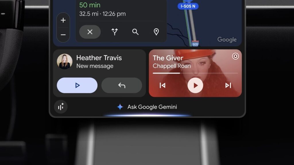Gemini sur android auto