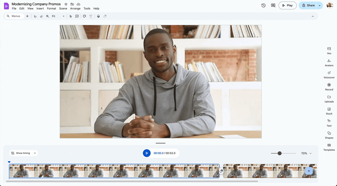 Gemini dans Google Vids